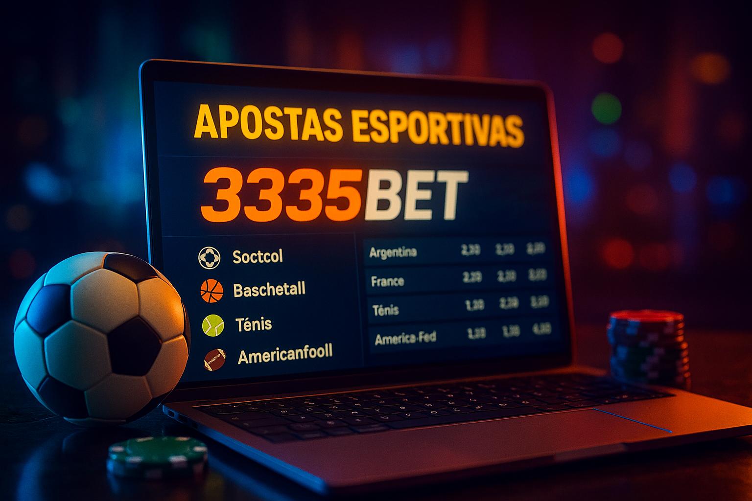 Apostas esportivas no cassino online 3335BET