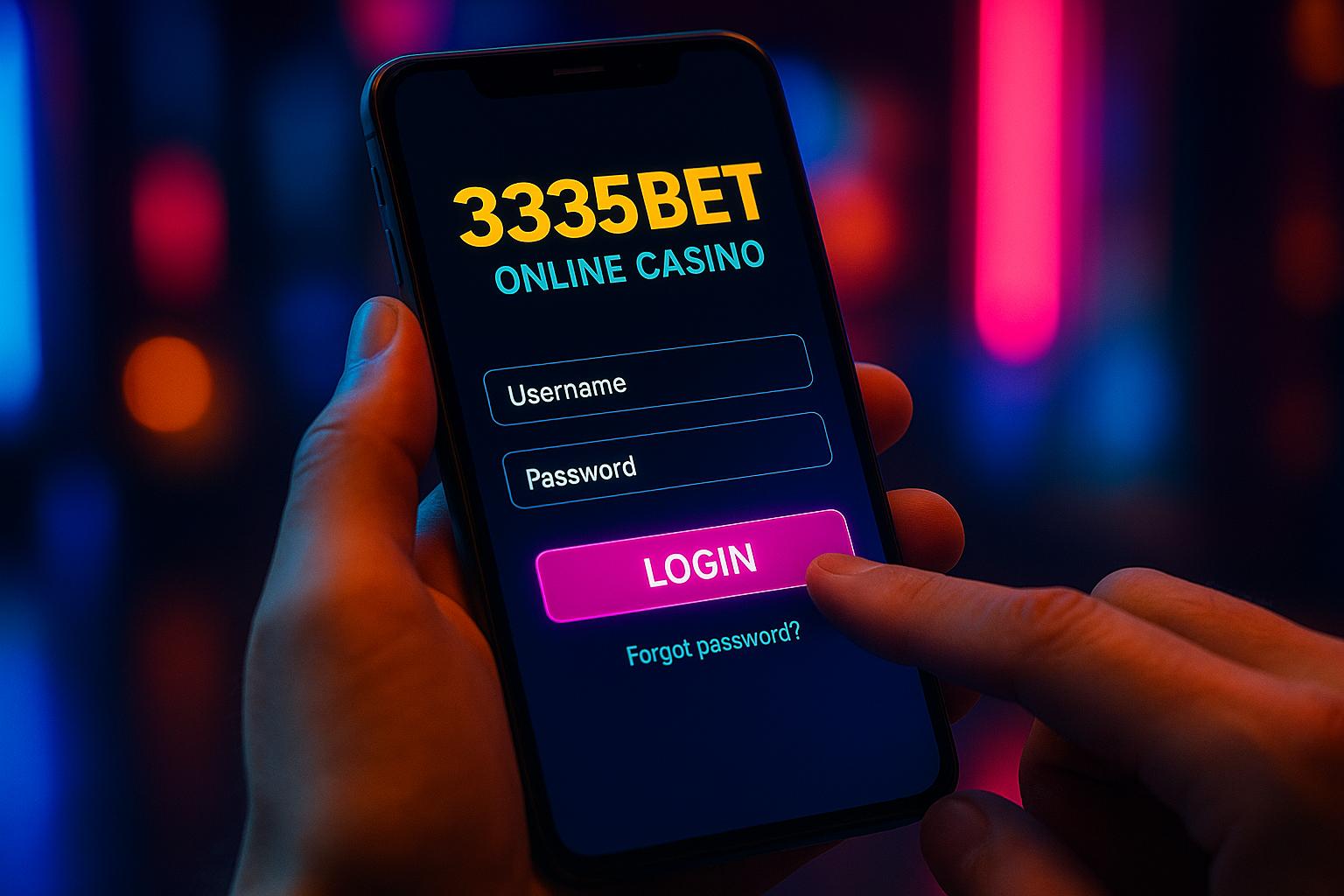 Login no Cassino 3335BET