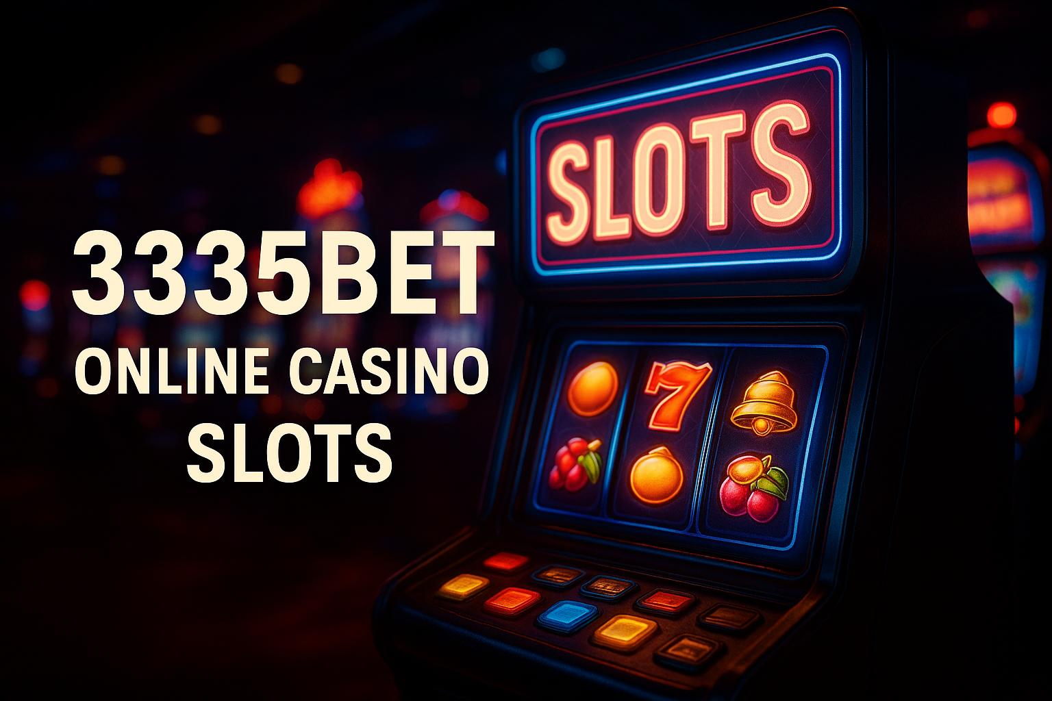 Explore o mundo das slot machines no 3335BET Casino